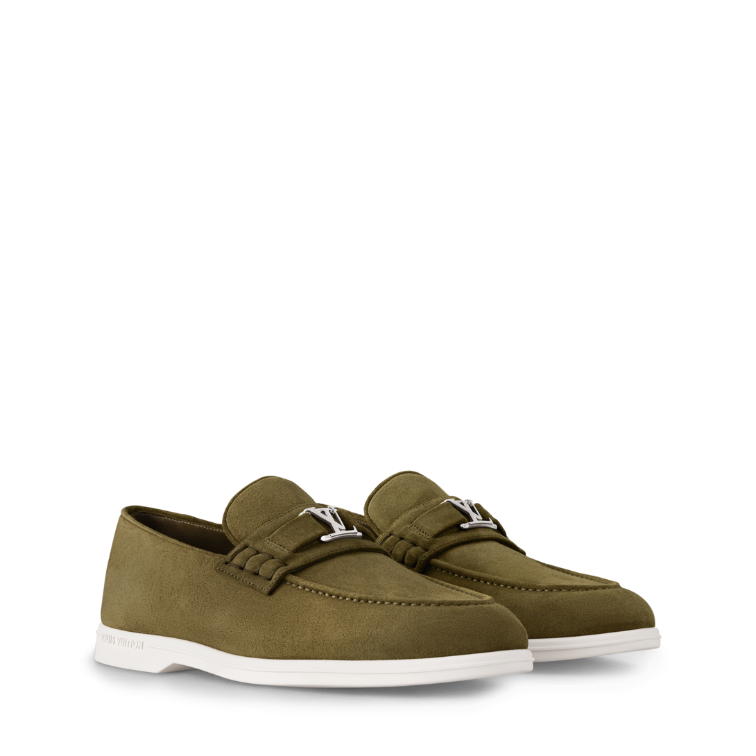 Louis Vuitton ローファー ホワイト/ブラウン louis-vuitton-lv-リゾート-